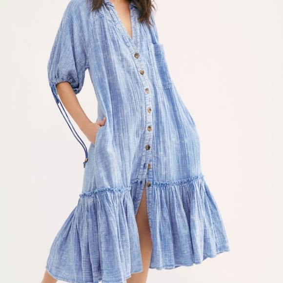 Free People Dresses & Skirts - Free people Maya shirtdress